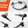 4PCS ABS Wheel Speed Sensor Front & Rear, Left & Right Compatible With 2007-2014 Chevy Silverado 1500/Avalanche/Suburban 1500/Tahoe, GMC Yukon/Yukon