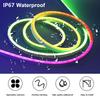 WiFi Smart RGB Neon LED Strip Light 24Key Remote Control 12V EU/US/UK/AU Plug WS2811 84LED/M Gaming Room Decoration 1M 2M 3M 5M