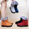 Women's Winter Faux Fur Lined Ankle Boots With Zipper Warm Waterproof Walking Snow Booties for Women Comfortable Non-Slip Platform Mid-Calf Boot Shoes