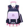 Girls' New Base Climbing Stairs Girls Princess Children's Trolley Schoolbag Primary School Students Burden Reduction Waterproof Backpack