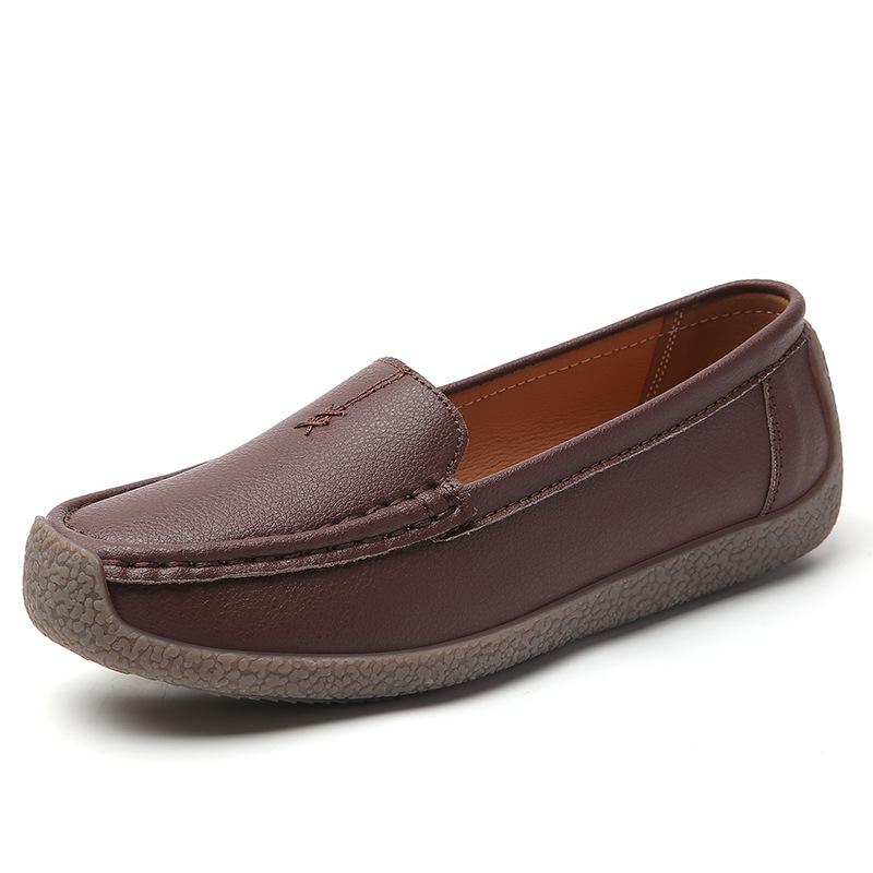 2025 Women's Casual Loafers: Comfortable Soft Sole & Upper, Plus Size, Bean Shoes