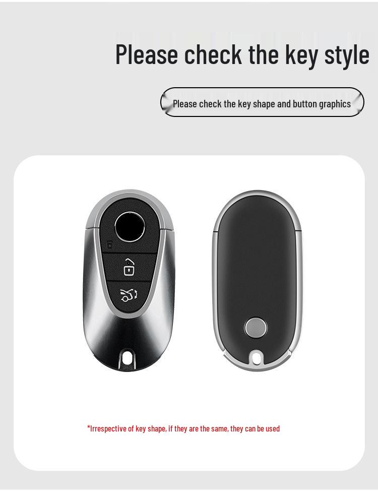 T-Carbon Real Carbon Fiber Key Shell for S480, S580, EQS680, C260L, GLC.