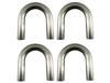 BRIGHTZ Stainless Steel Bent 4 Pieces 51mm 51 180° Pipe, 1.2mm Thick, [CUR-PIPE-021-4PC] Diameter, 51, 180°