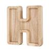 26 English Alphabet Piggy Bank Wooden Coin Money Saving Box Jar Coins Storage Box Desktop Ornament Home Decor Gifts