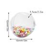 12*12cm Circular Design Garage Kit Display Portable PVC Pendant High Transparency Three-dimensional Storage Bag Cute Doll 9 Colors