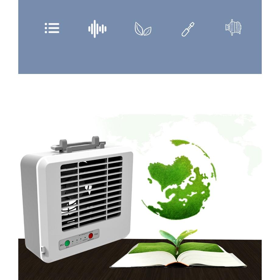 Quiet Chiller Strong Cooling Air Conditioner Fan Mini Portable Air Conditioner Fan for Student Bedroom Home Office