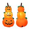 Stunning 4ft Halloween Inflatables Pumpkin Decoration With Bright Led Lights For Outdoor Fun