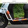 Wuyang Honda Spacy125 Front & Rear Exhaust Crash Bars Anti-Fall Bumpers Footrests Parts