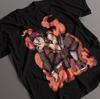 Anime Demon Slayer Kimetsu No Yaiba Tanjiro Demon King Black TShirt