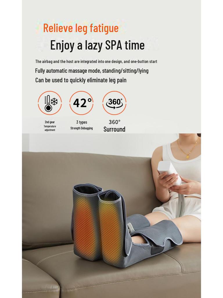 Air Wave Beinmassagegerät: Heißkompressen- und Wadenknettherapiegerät für schöne Beine