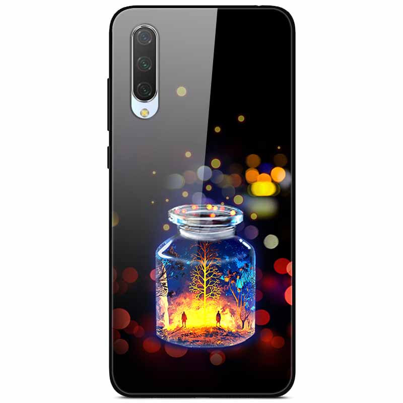 Pro pouzdra Xiaomi Mi A3 9SE 9Lite Módní tvrzené sklo Pevná zadní kryty pro pouzdra na telefon Xiaomi Mi 9 SE Bumper Fundas Coque MiA3