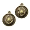 10Pcs Brass Charms Pendant Finding - Hat, as described