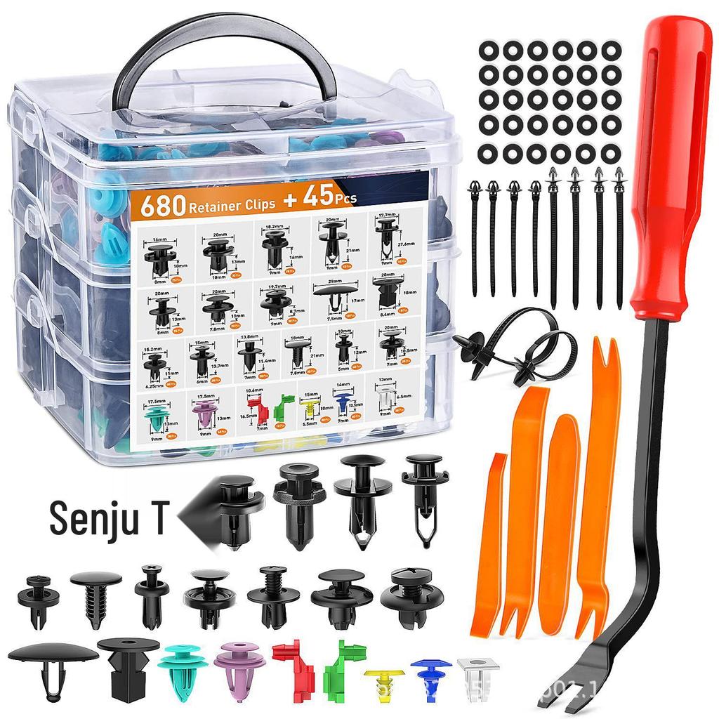 725PCS Auto Clip & Rivet Repair Kit