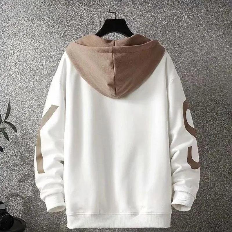 Vår Huvtröja med Dragkedja Herr Casual Tröja och Byxor Tonåringsstudentkläder Sportdräkt för Unga