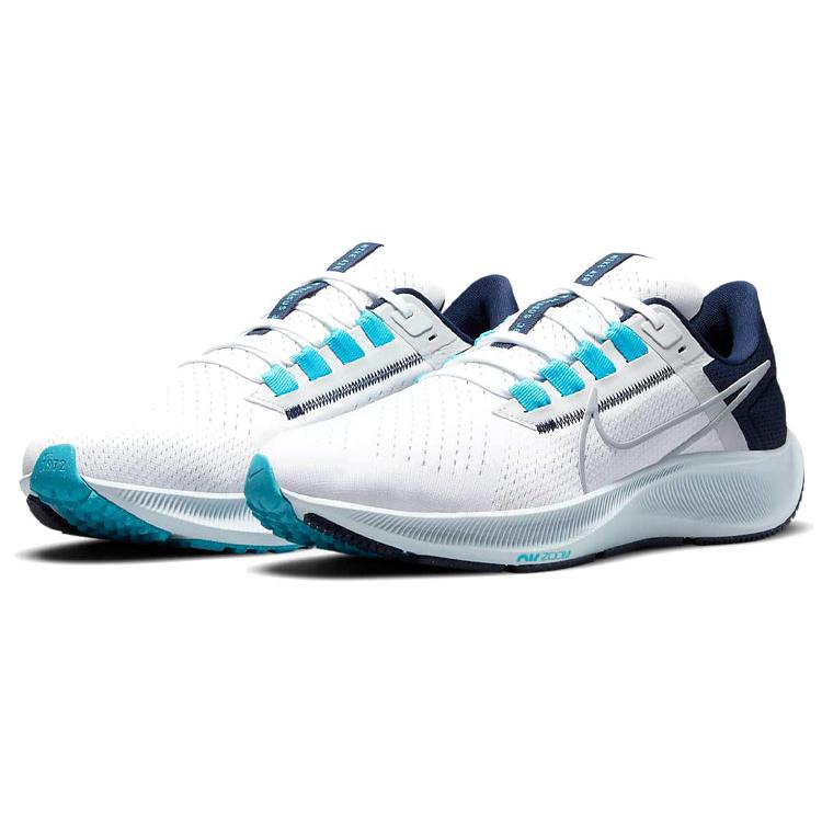 New Nike Air Zoom Pegasus 38 White Midnight Navy CW7356-101