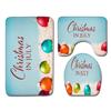 Christmas Bathroom Floor Mat Toilet Three-Piece Set