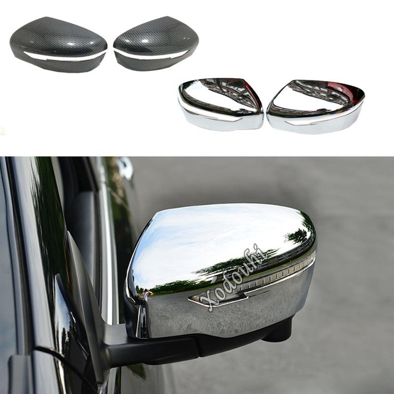 Car Stick Rear View Eyebrow Side Glass Mirror Cover Trim Frame For Nissan X-Trail T32/Rogue 2014 2015 2016 2017 2018