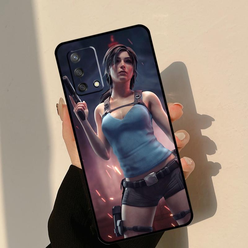

Lara Croft Tomb Raider Case For Oppo A60 A40 A80 A18 A38 A58 A78 A98 A15 A54 A74 A94 A17 A57 A16 A76 A96 A6 A5 Pro OPPO A57 5G