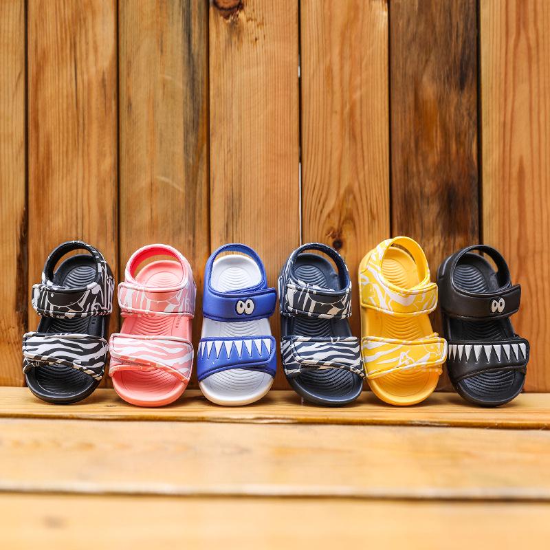Baby Children's Sandals - Cartoon Shoes - Beach Shoes - Soft Sole - Anti-slip - for Boys