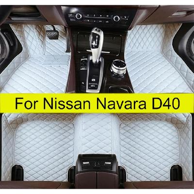 Auto-Fußmatten für Nissan Navara D40 2010 2011 2012 2013 2014 2015 Innendetails Teppiche Fußpolster Autozubehör