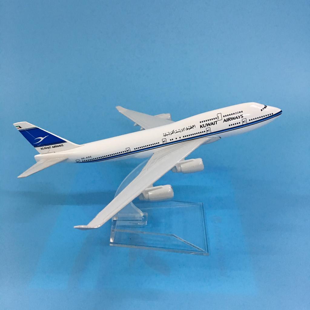 1/400 Scale 16cm Kuwait Airways Boeing B747 Airplane Model Airplane Diecast Metal Planes