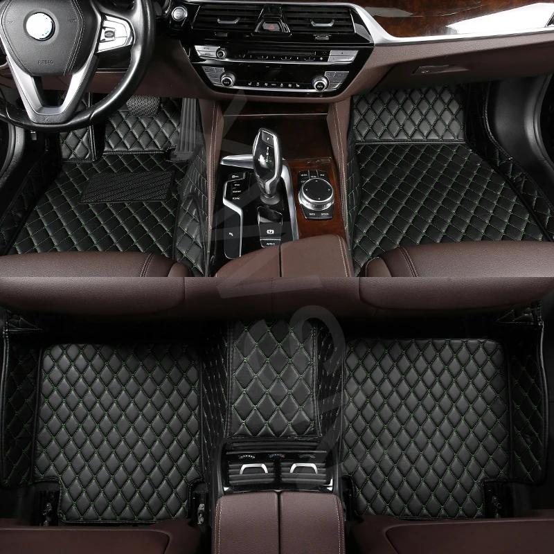 Hoge Kwaliteit Custom Vloermatten voor de Meeste Modellen Auto Interieur Details Auto Accessoires Tapijt Kofferbakmatten