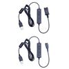 Headset Quick Disconnect QD Cable To USB Plug Adapter Call Center Office Home Game Wire for QD Interface Headphone