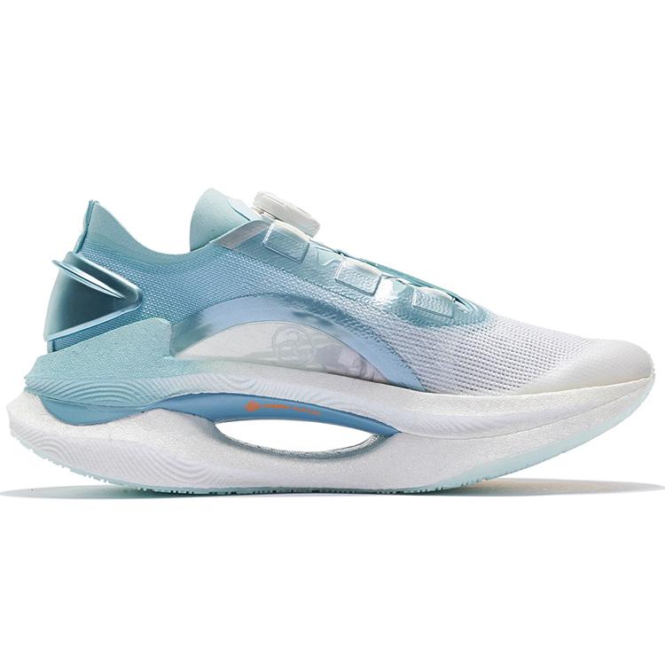 New LiNing Absolute Phantom 1.0 Cushioning Anti Slip And Wear Resistant Low Top BOOM Technology Running Shoes Women's Blue ARRS002-8