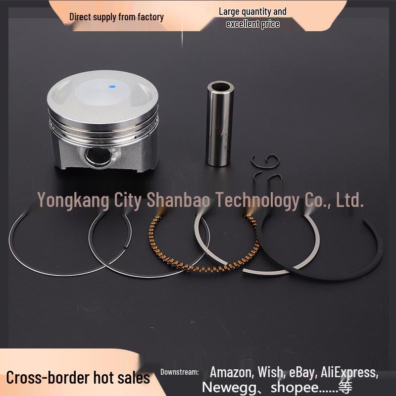 

67MM Air-Cooled Piston Kit for CG250CC Motorcycle, Compatible with Zongshen, Loncin, Lifan, Kart, and ATV.