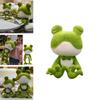 Adorable Soft Plush Frog Stuffed Animal Toy Ideal For Kids Bedtime Cuddly Pillow