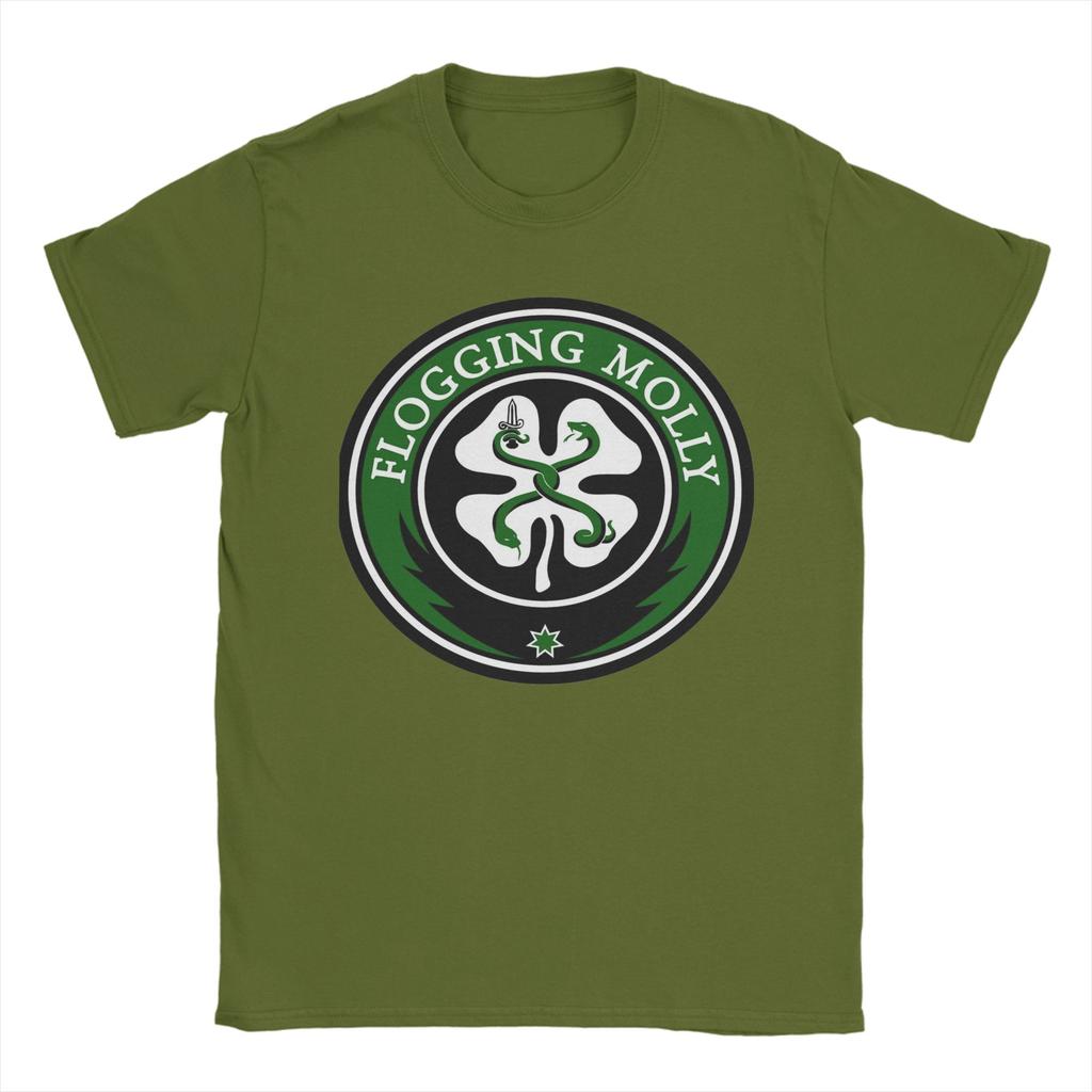 Mens TShirt Flogging Molly Dropkick Murphys Casual Cotton Tees Short Sleeve  T Shirt Crewneck Tops Graphic