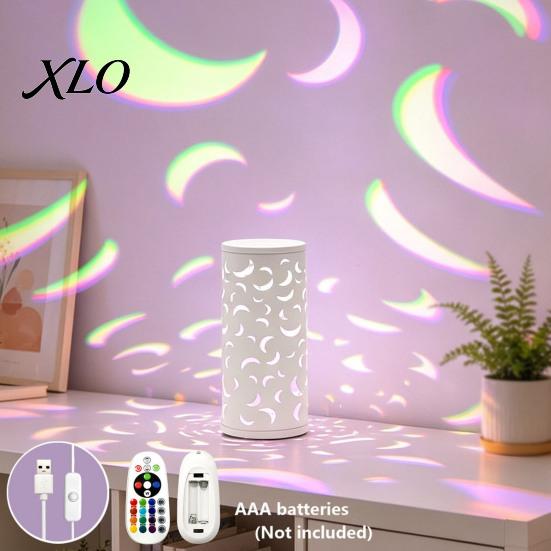 Decorative Lighting USB Butterfly Projector Lamp, RGB 16 Colors Lamp with Remote Control Control, Hollow-out LED Night Light for Bedroom Living Room