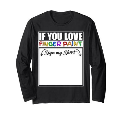 Sarcastic Funny White Shirt Black Edition Long Sleeve T-Shirt