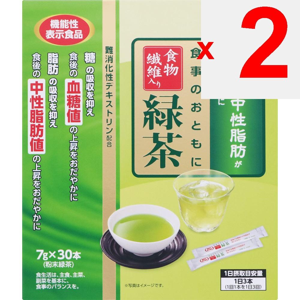 Nisshin Oillio Group Zu Ihrer Mahlzeit Grüner Tee mit Ballaststoffen, 30 Beutel Präventive Lebensstilgewohnheiten Produkt mit funktionellen Angaben Präventiv