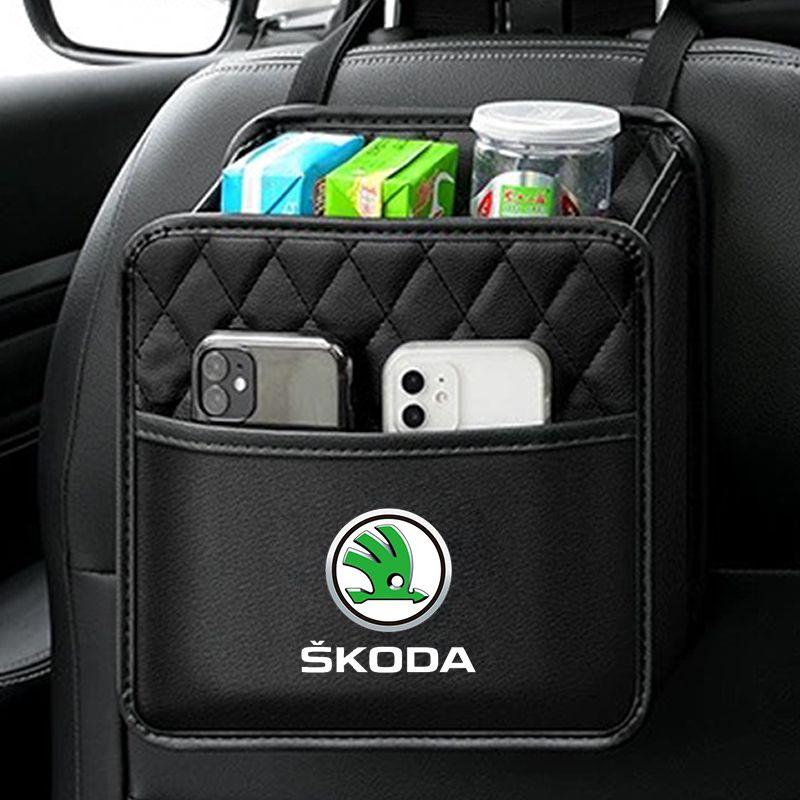 Car Multi-function Storage Bag Automobile Seat Back Storage Pocket for Skoda SCALA Superb Octavia 2 3 A4 A5 Fabia Kamiq Kapoq Kodiaq Rapid Car Styling