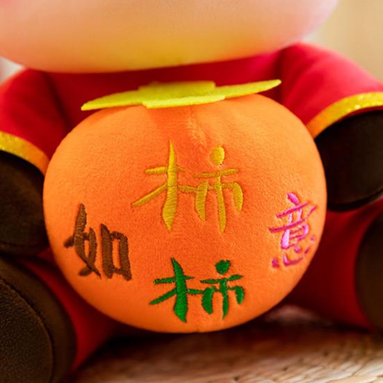 2026 Year of The Horse Stuffed Animal Plush Toy Chinese New Year Zodiac Horse Doll God of Wealth Peace Mascot Doll