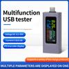 USB+Type-C Multifunktions-Spannungs-/Strom-/Leistungsmesser IPS Farbdisplay Kapazitätstester Unterstützung PD3.0/PPS/QC3.0/AFC/PE