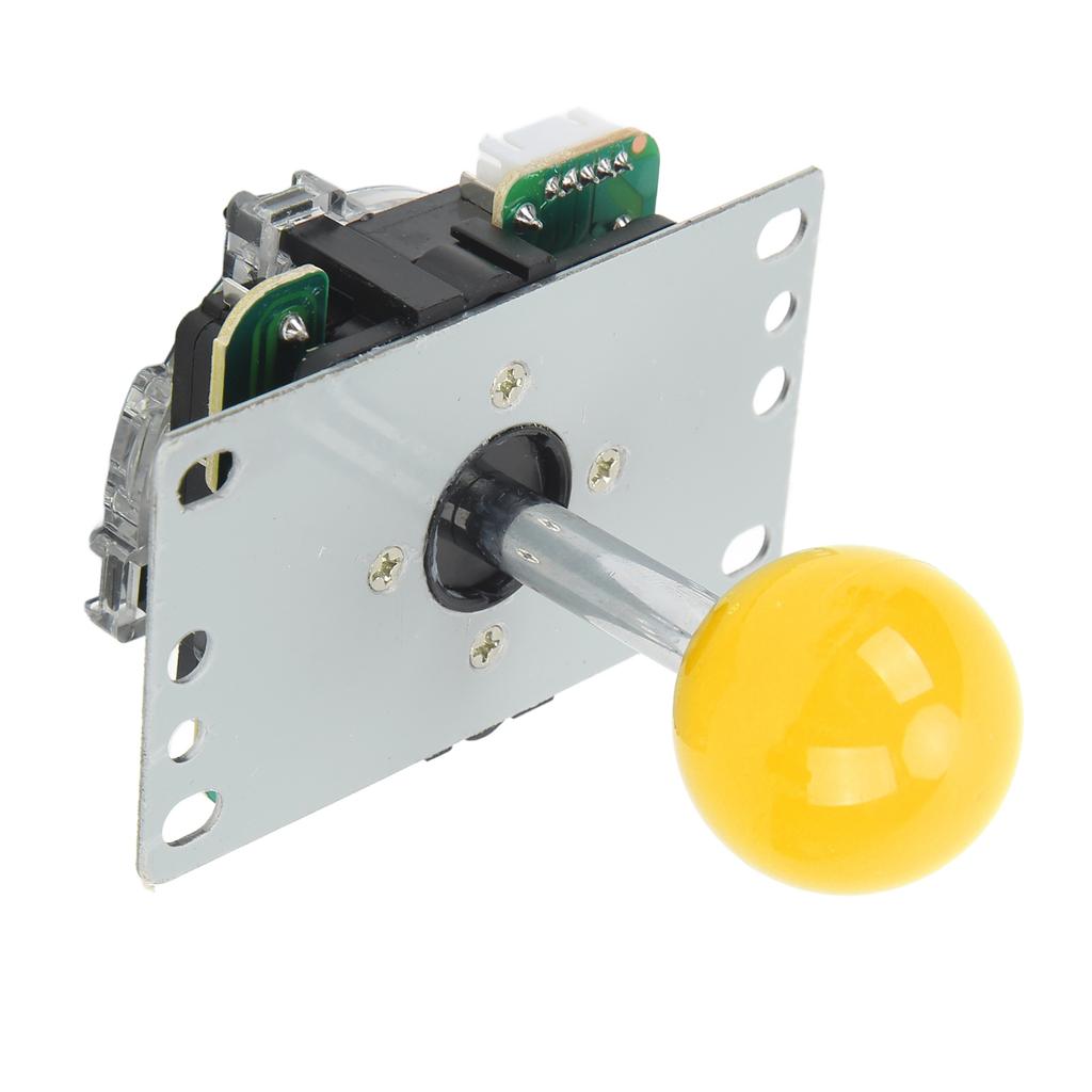 DIY USB Controller Computer Rocker Game Stick Joysticks with Control Chip for Arcade Game Yellow