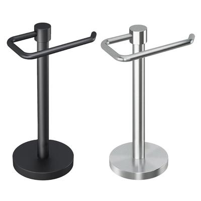 Spacious Freestanding Towel Rack Humidproof Towel Hook Movable Brackets Accommodates Multiple Towels Bathroom Essential