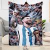 Messi 518 Decke Strapazierfähiger Komfort Geeignet für Stuhl Sofa Bürostuhl Ganzjahresgebrauch Wärmende Dekoration Geschenk für Reisen Zuhause Geburtstage