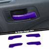 Purple Car Interior Door Handle Trim Cover Decor Shell for Dodge Charger 2011-25