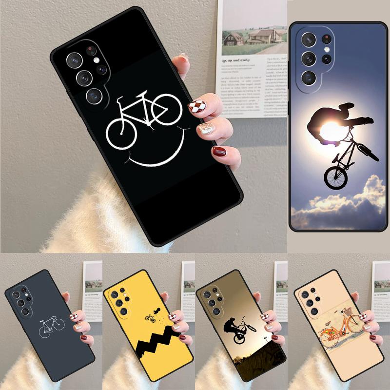 Bike Bicycle Sport Phone Case for Samsung Galaxy Note 10 Pro S26 Ultra S23 S24 FE S25 S21 S22 PLUS Shockproof Cove