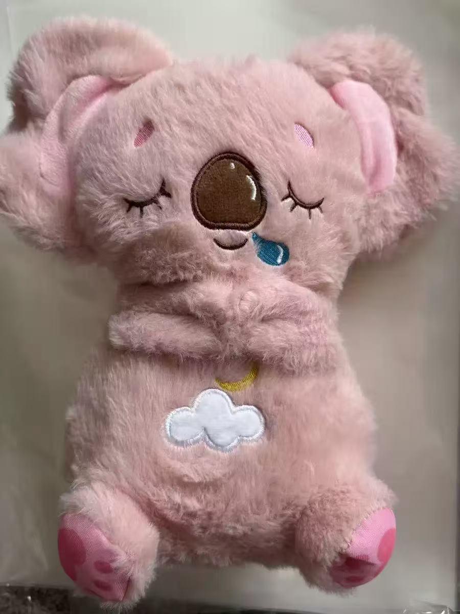 

Плюшева дихаюча лялька для сну: Заспокійливий Видра з Рухомими Ведмежими Вухами One Button Four Gears 30cm