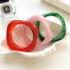 Fashionable Punk Summer Beach  Pattern Acrylic Bracelet For Women'S Daily Wear And Parties Bangles For Women