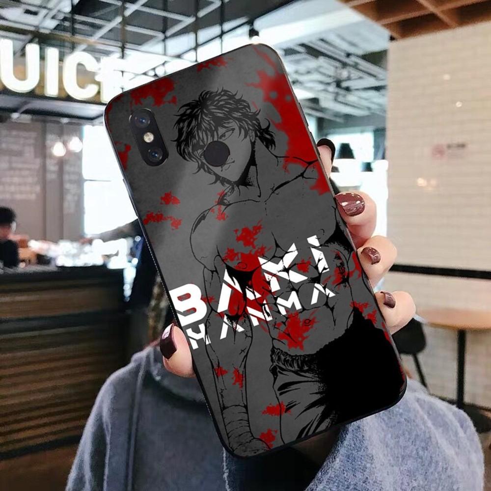 Anime B-Baki Phone Case For Xiaomi Mi 5X 8 9 10 11 12 Lite Pro 10T PocoX3pro PocoM3 Note 10 Pro Lite