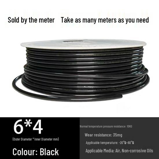 Telescopic Air Hose Set: 8mm/6mm Coil Tube, Scissor Lift Spring, Cylinder Connector Fittings