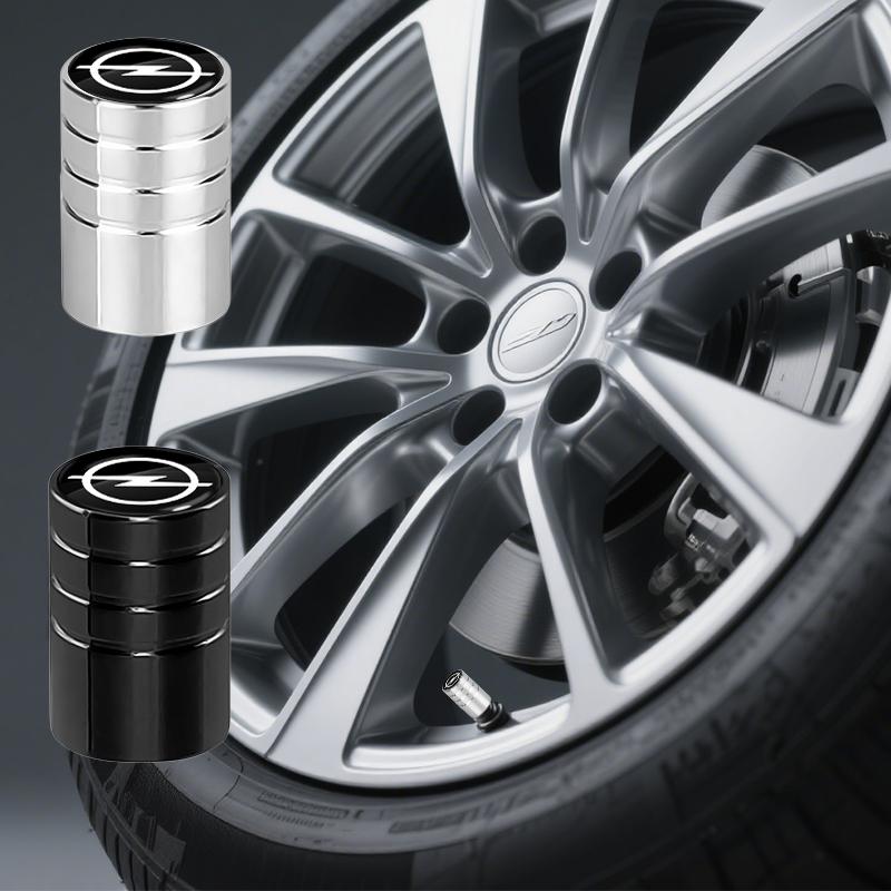 4pcs New Metal Car Wheel Tire Valve Air Stem Cap For Opel Corsa Astra Insignia Vectra Zafira Meriva Mokka Grandland Vivaro