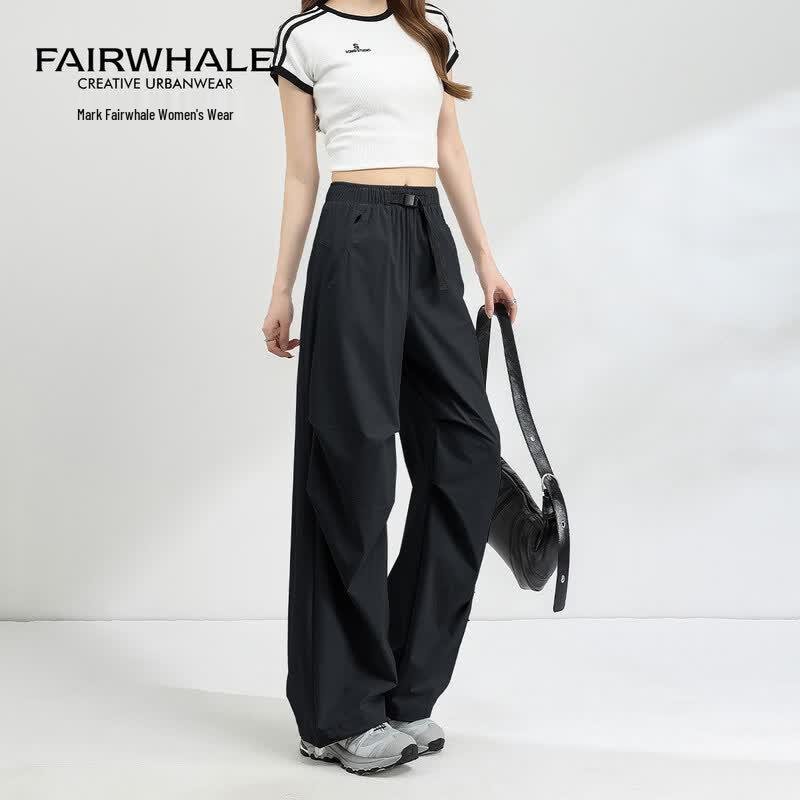 Mark Fairwhale Women s Workwear Wide-Leg Pants S