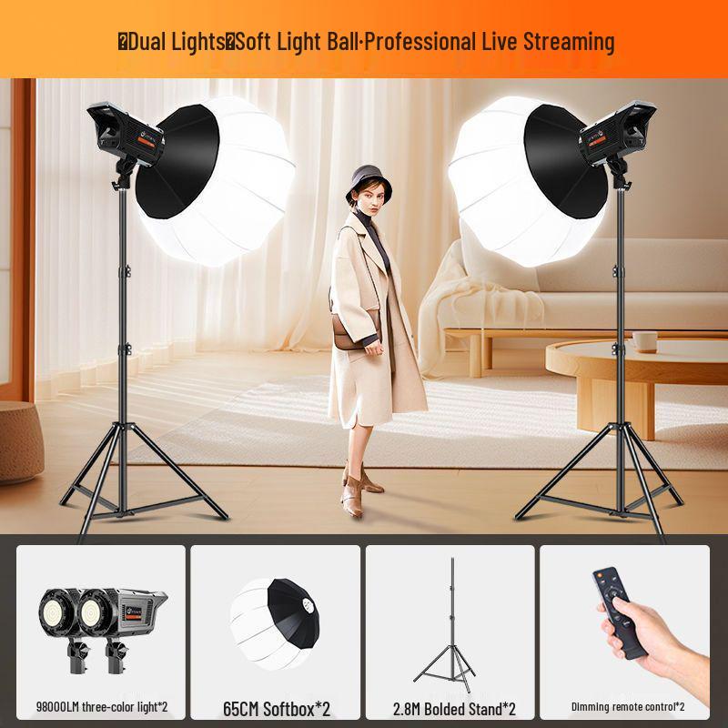 Floor Standing LED Fill Light for Streaming & Photography