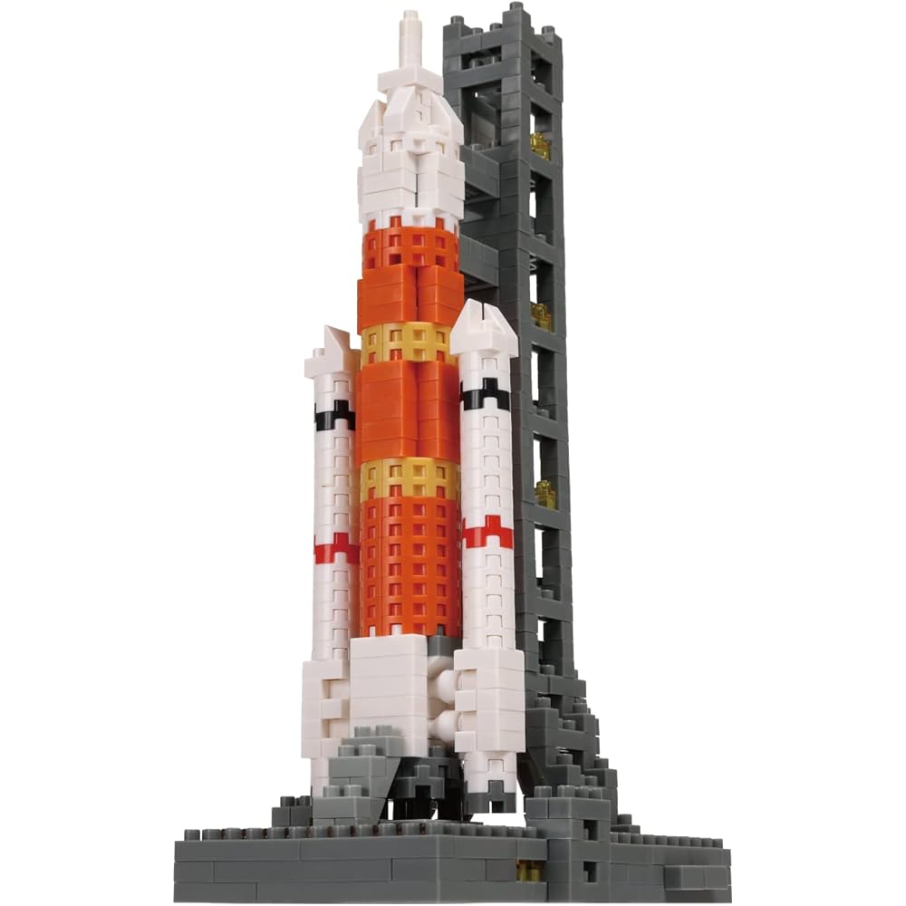 Kawada Nano Block Rocket Launch Pad NBH_236 Building Set with Detailed Instructions and 100+ Pieces